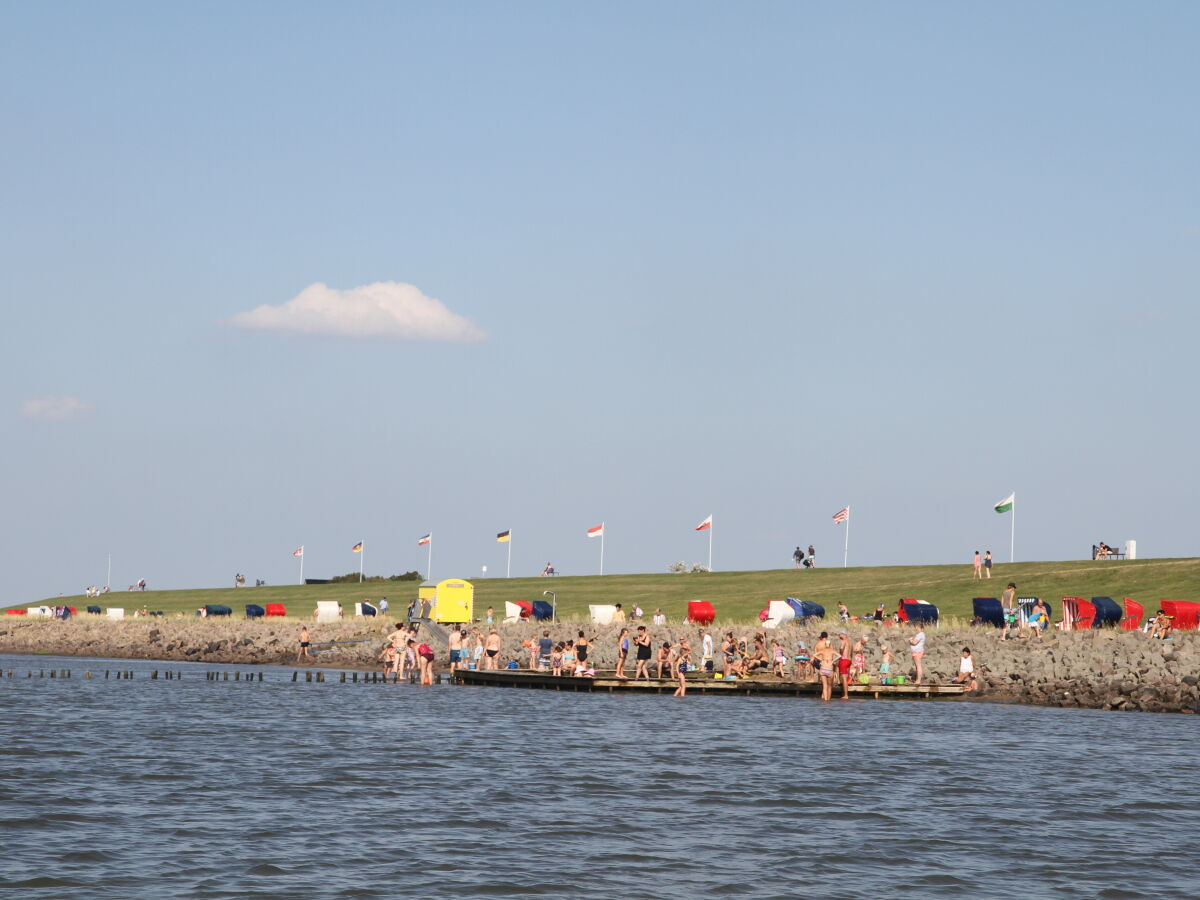Die Nordsee bei Flut